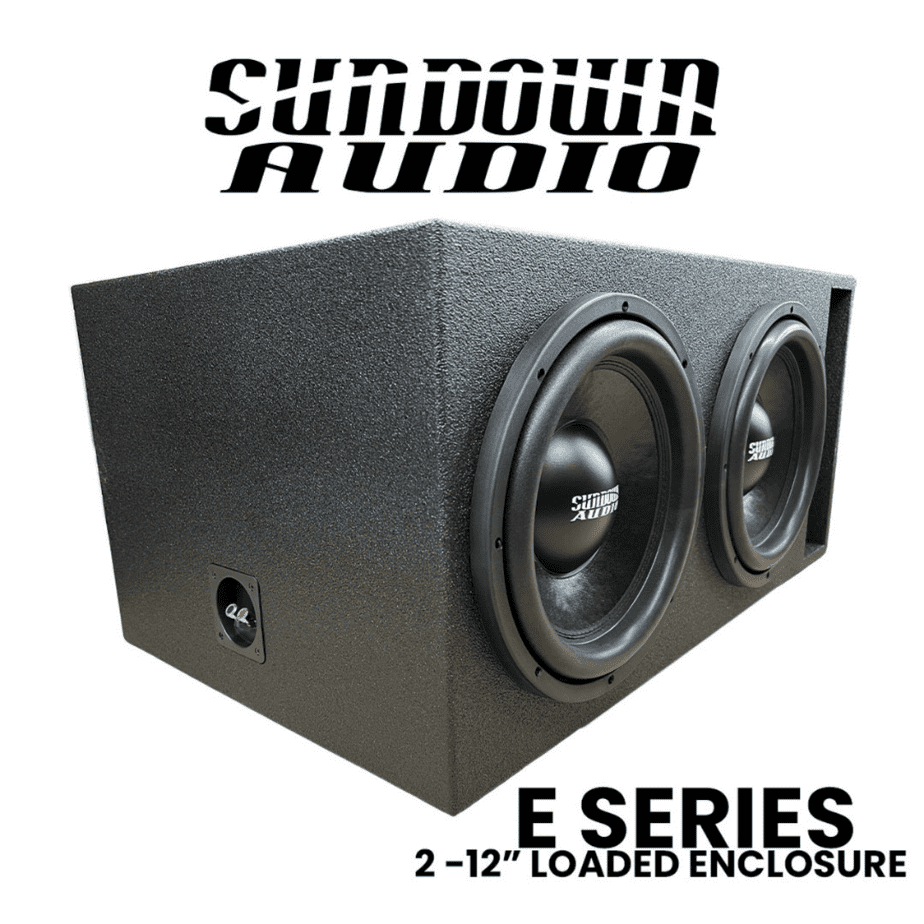 Dual 12” Sundown Audio E Series Loaded Vented Enclosure