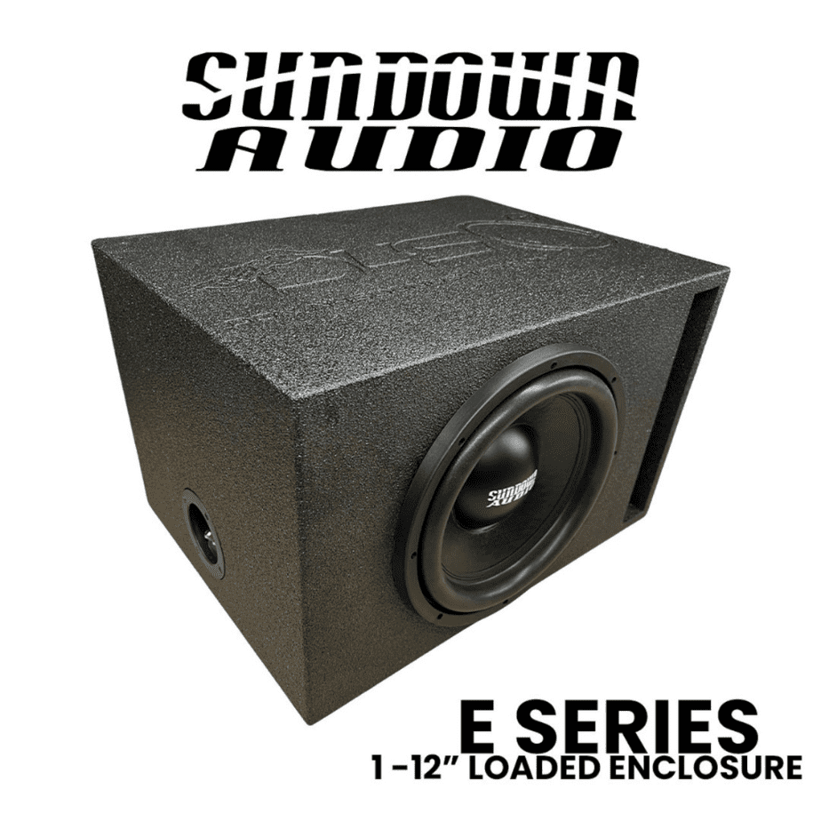 Single 12” Sundown E Series Loaded Vented Enclosure