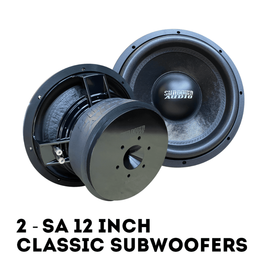 Sundown Dual SA Classic Series 12” Ported Subwoofer Bass Package 2